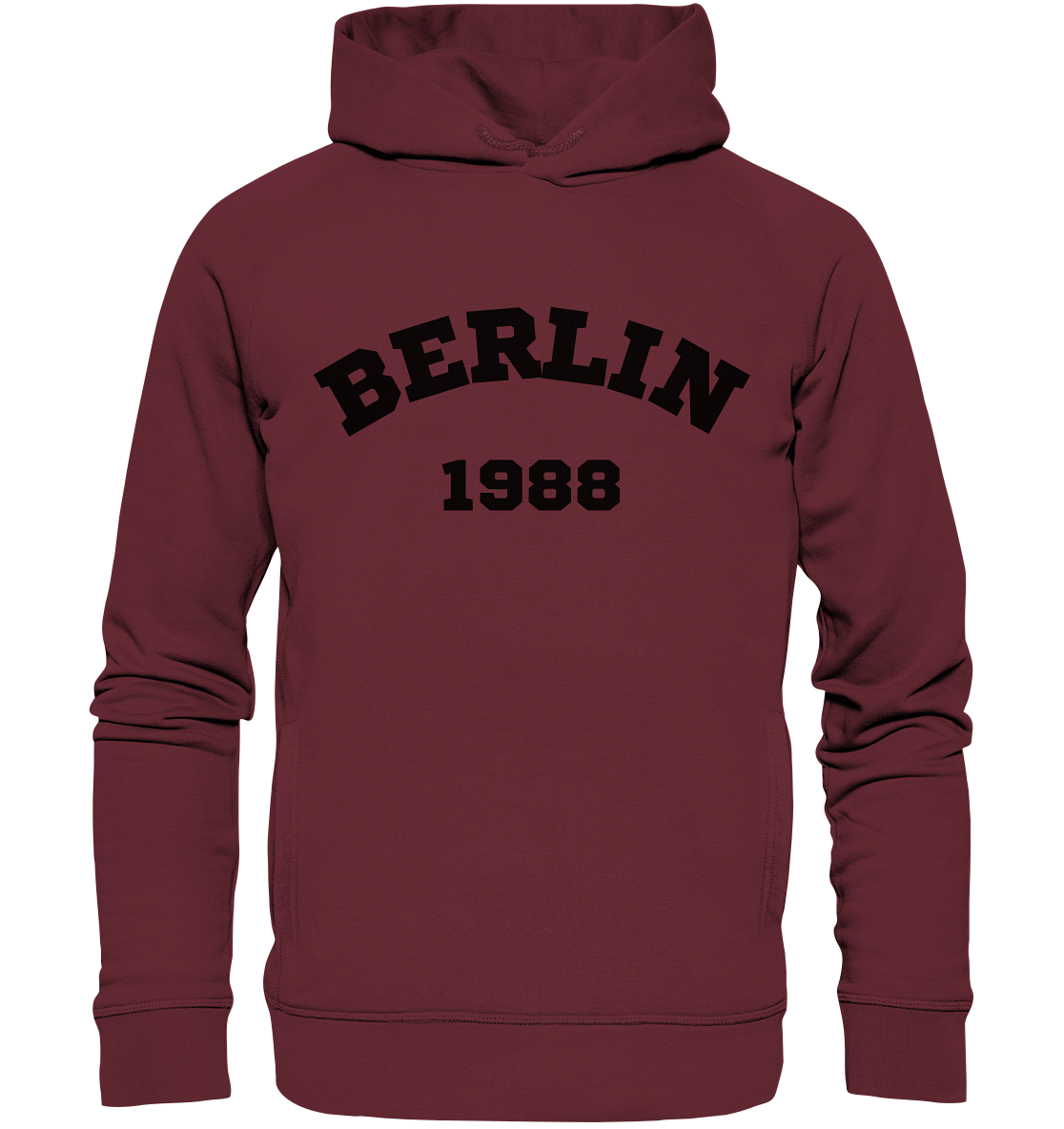 Customize Birthplace & Year Edition - Organic Fashion Hoodie