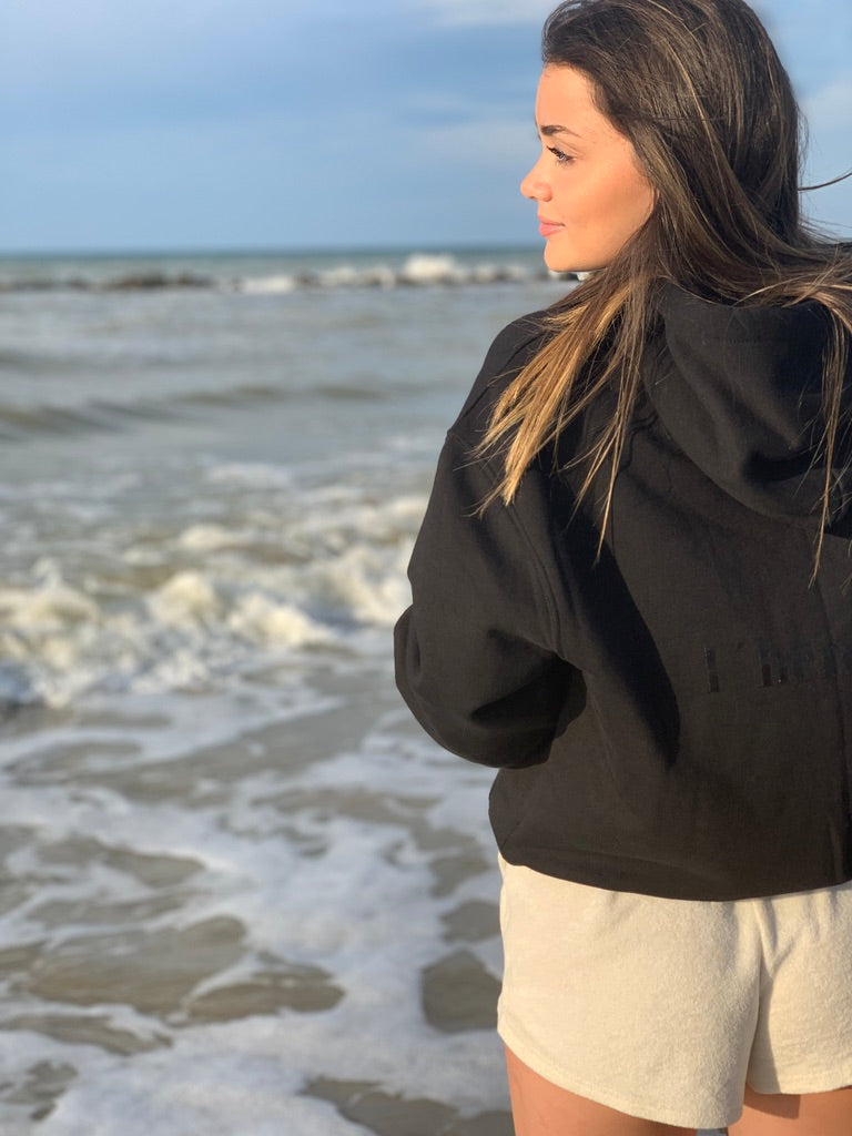 Oversize Hoodie l'hèroïne black