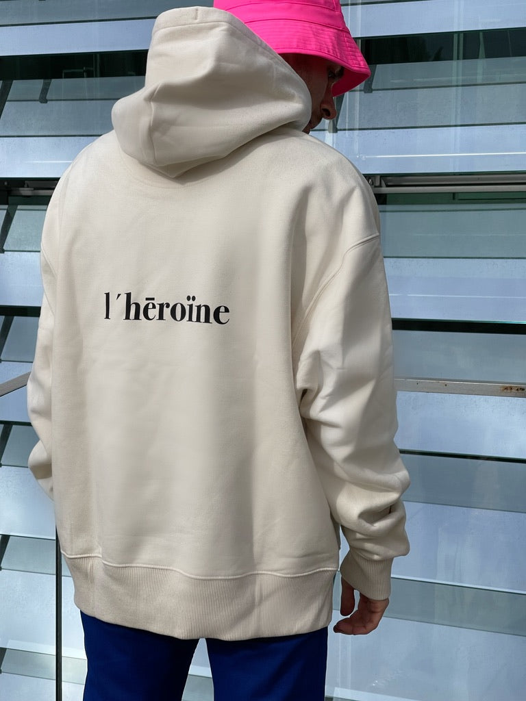 Oversize Hoodie l'hèroïne cream